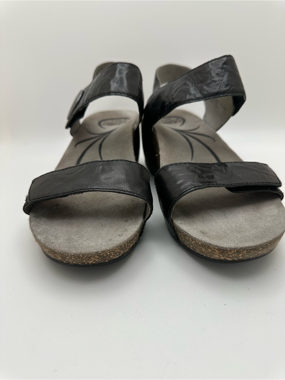 Abeo Una womens brown Black wedge sandal size 7.5 with B.I.O system; Orthopedic - Picture 6 of 14